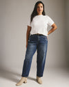 Lou High Rise Barrel Leg Jeans - Princeton Blue