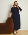 Thea Divine Jersey Midi Dress - Cenote | Plus Size & Straight Size Women's Fashion | Universal Standard