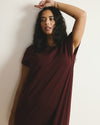 Iconic Geneva Dress - Black Cherry