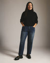 Etta High Rise Straight Leg Jeans 28 Inch - Saint Lawrence Blue