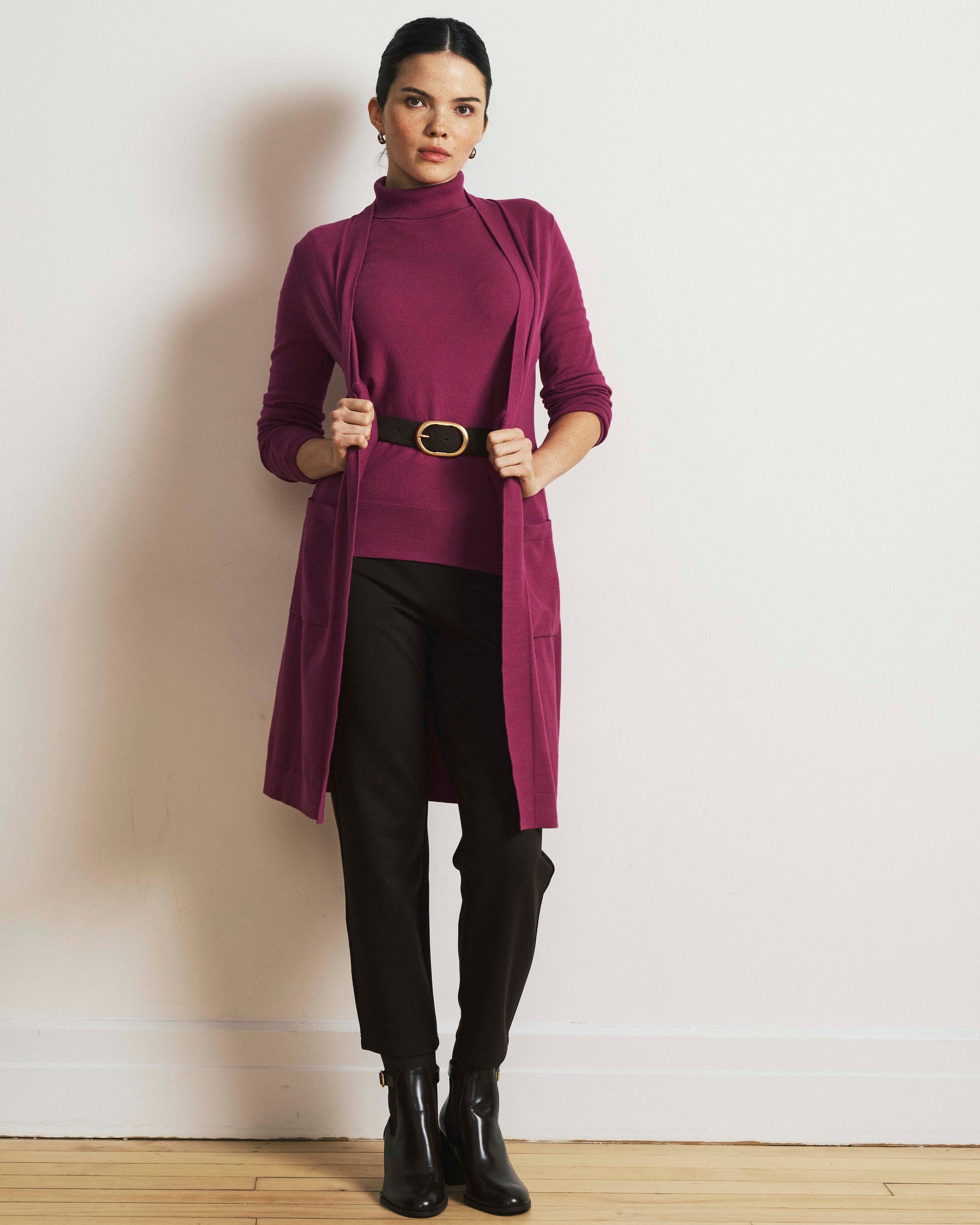 Savvy Double Knit Duster - Rothko Purple | Plus Size & Straight Size Women's Fashion | Universal Standard