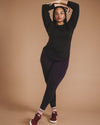 Mia Long Sleeve Movement Tee - Deep Brown | Plus Size & Straight Size Women's Fashion | Universal Standard