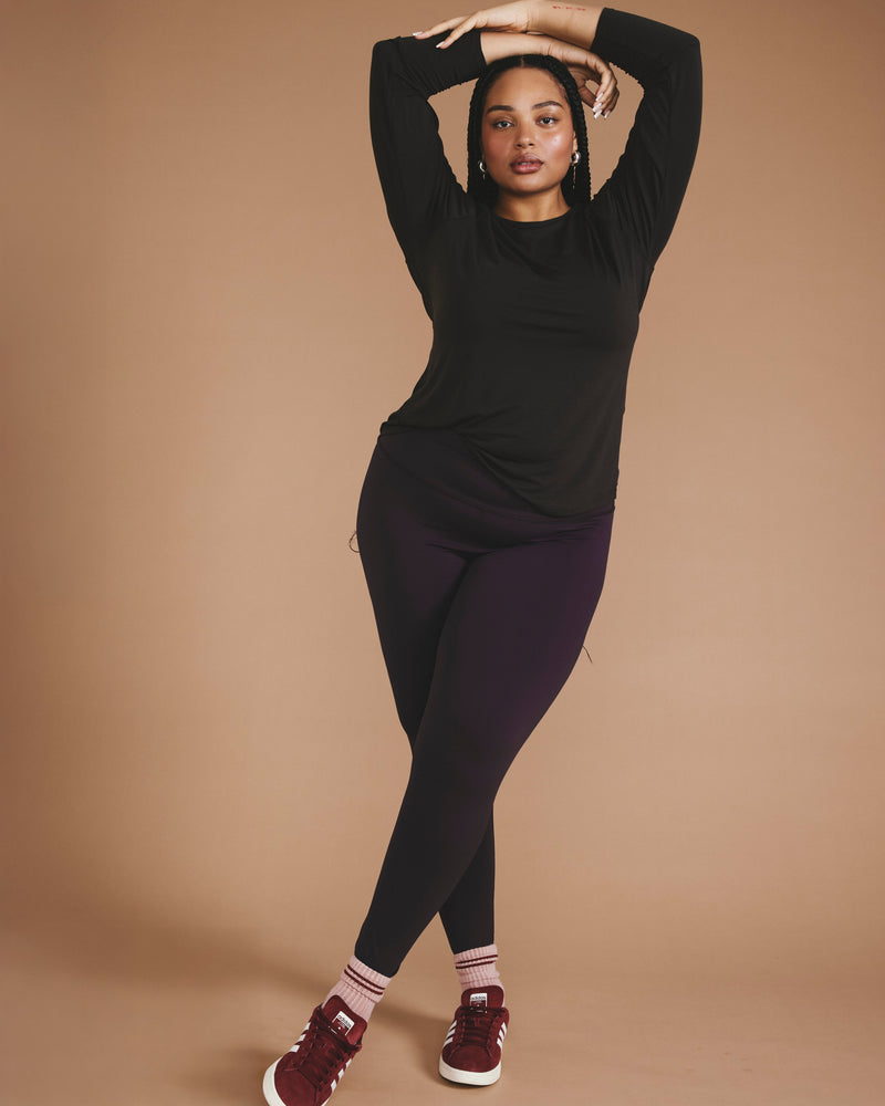 Next-to-Naked Legging - Purple Jewel | Plus Size & Straight Size Women's Fashion | Universal Standard