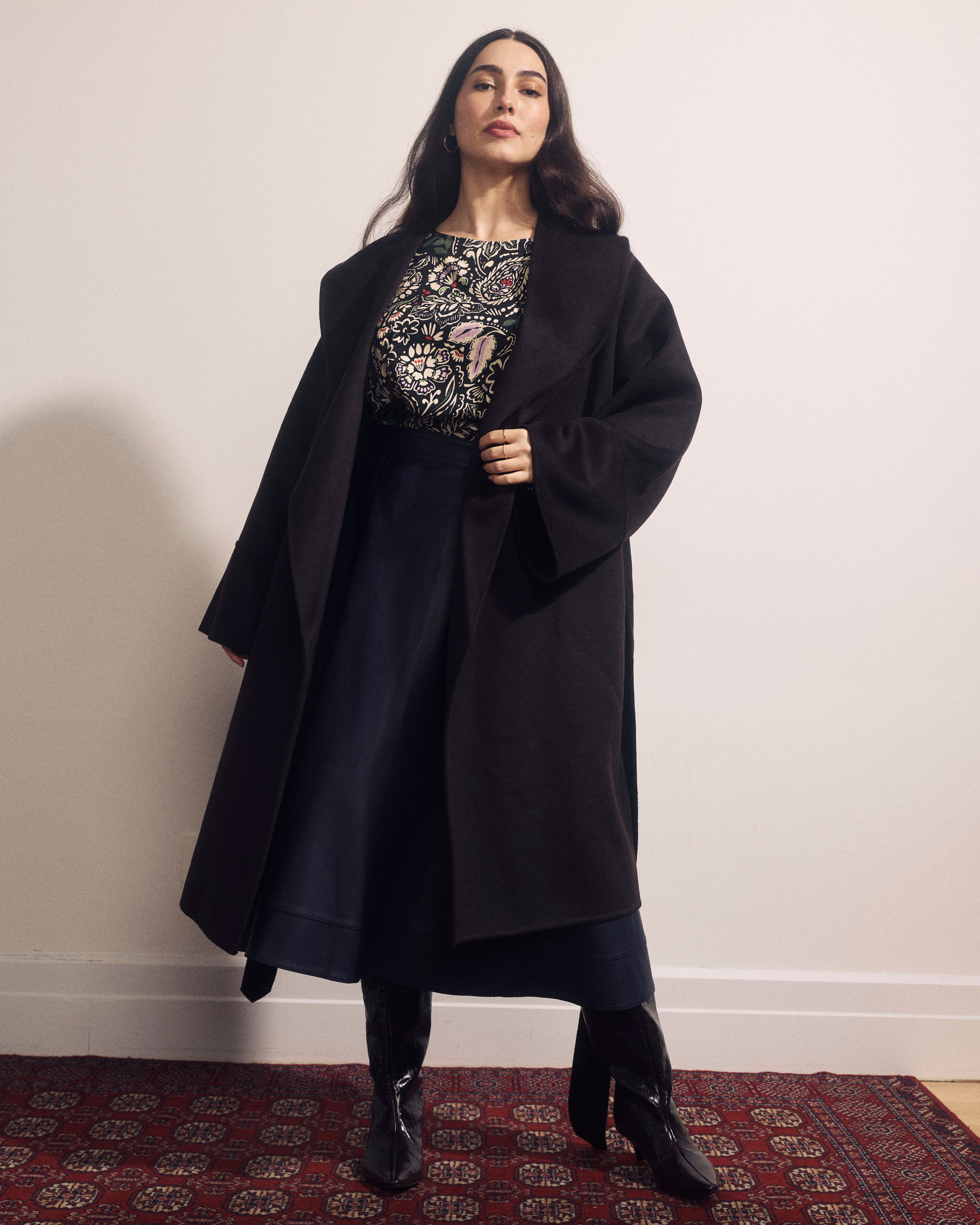 Asha Double Face Wool Blend Coat - Espresso – Universal Standard