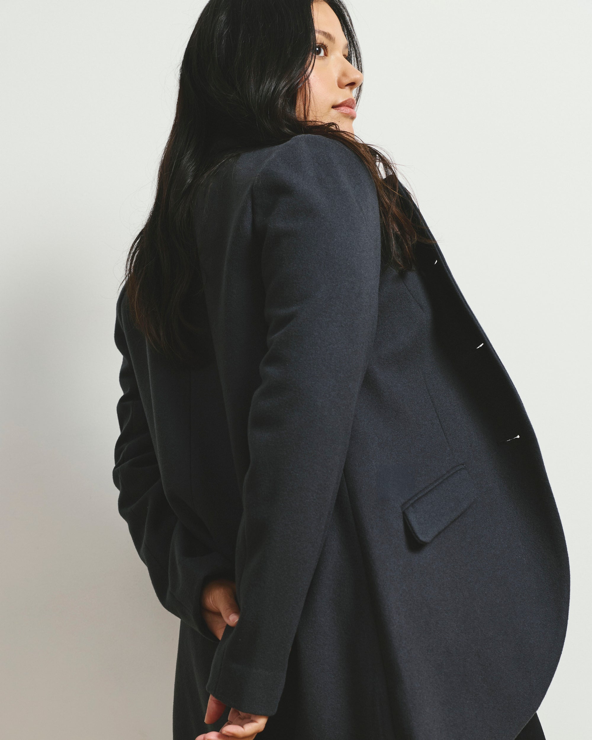 Beas Coat - Obsidian Gray