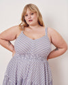 Ruby Smocked Linen Blend Sundress - Lilac Stripe Print | Plus Size & Straight Size Women's Fashion | Universal Standard