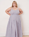 Ruby Smocked Linen Blend Sundress - Lilac Stripe Print | Plus Size & Straight Size Women's Fashion | Universal Standard