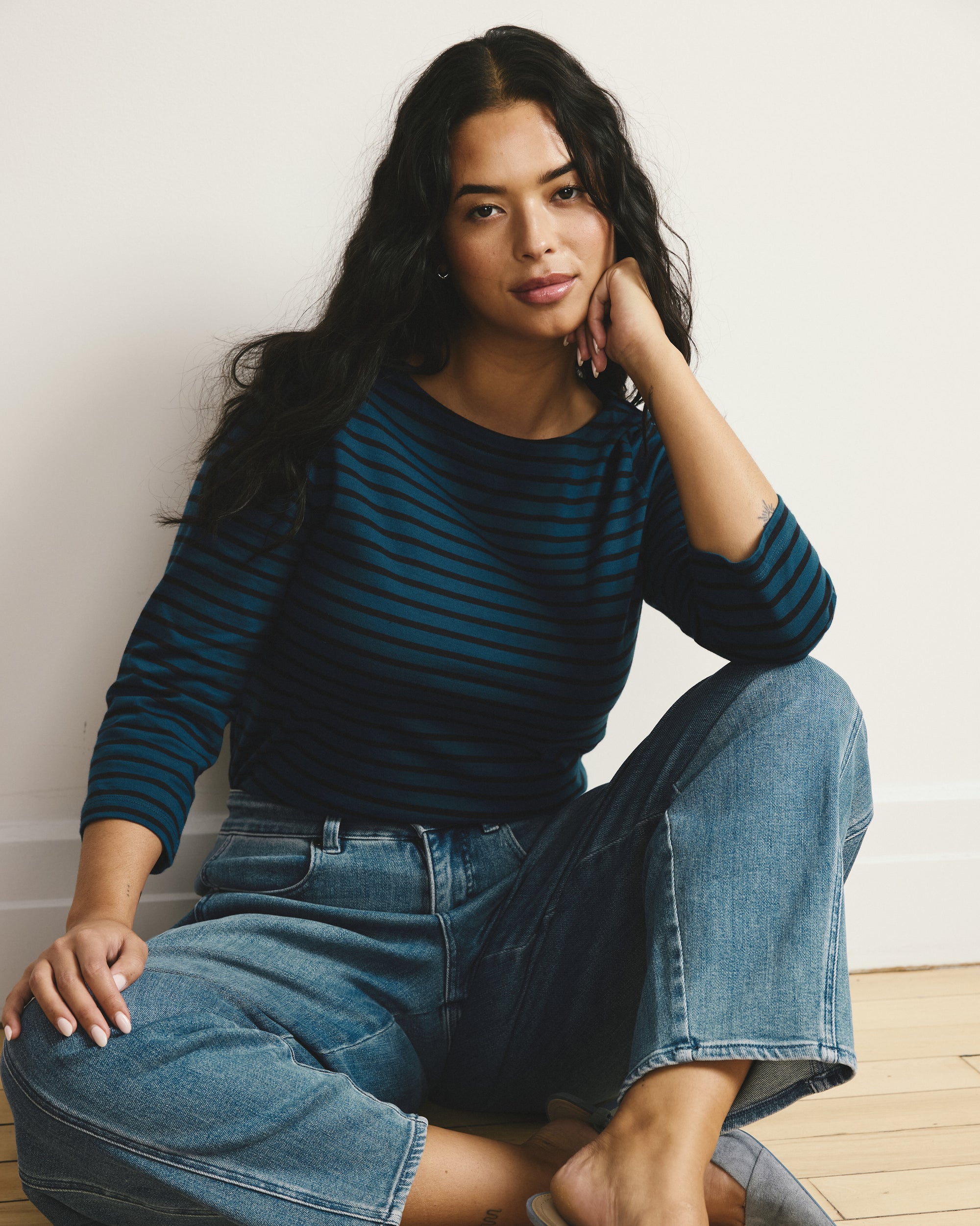 Dakota Twisted Leg Jeans - Montana Blue