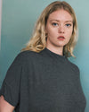 Petra Liquid Jersey Top - Dark Gray Heather | Plus Size & Straight Size Women's Fashion | Universal Standard
