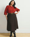 Leonora Sweater Skirt - Espresso
