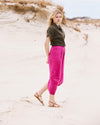 Geneva Linen Blend Skirt - Hyper Pink | Plus Size & Straight Size Women's Fashion | Universal Standard
