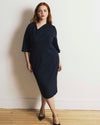 Lando Sculpted Ponte Dress - Navy | Plus Size & Straight Size Women's Fashion | Universal Standard