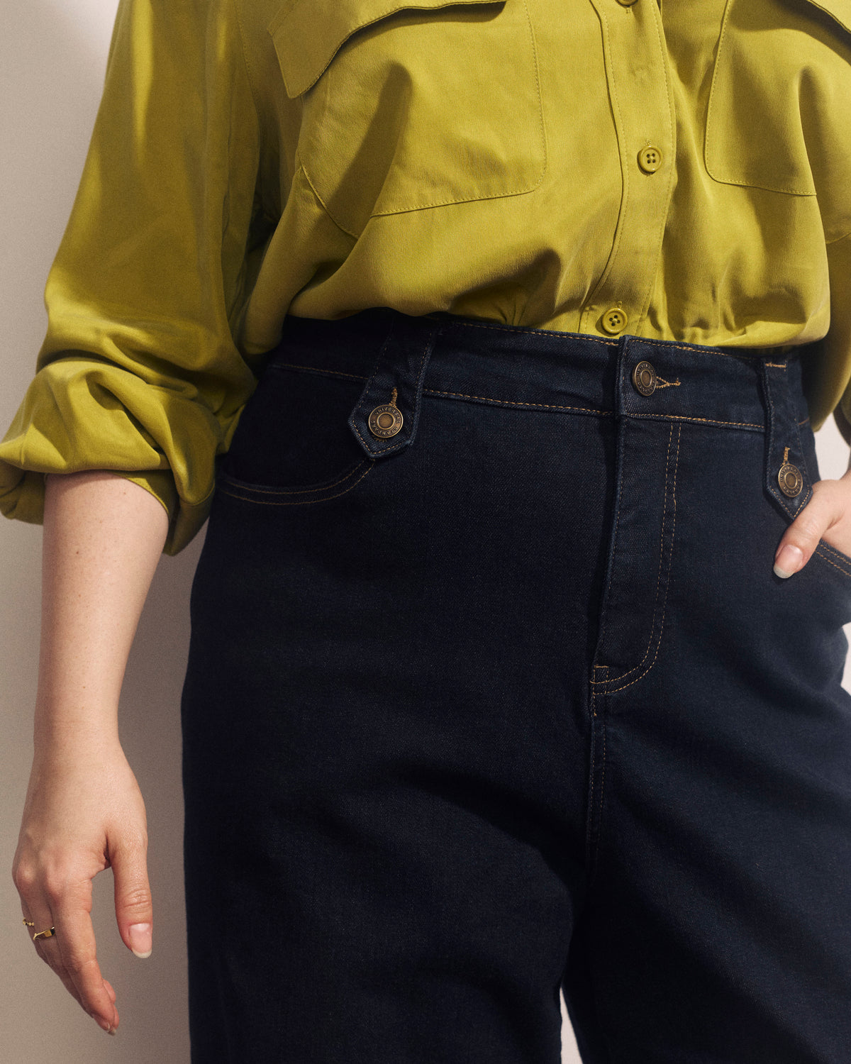 The Column Jean - Dark Blue Persuasion | Plus Size & Straight Size Women's Fashion | Universal Standard