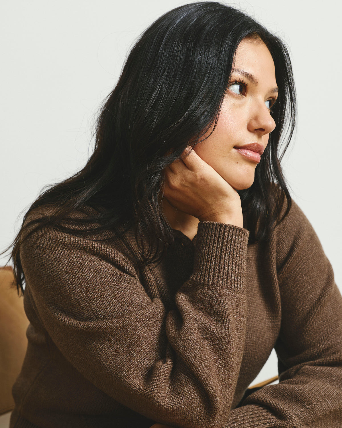 Soft Spun Polo Sweater - Winter Fawn | Plus Size & Straight Size Women's Fashion | Universal Standard