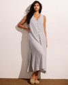 Islet Button-Down Linen Maxi Dress - Beach Stripe | Plus Size & Straight Size Women's Fashion | Universal Standard