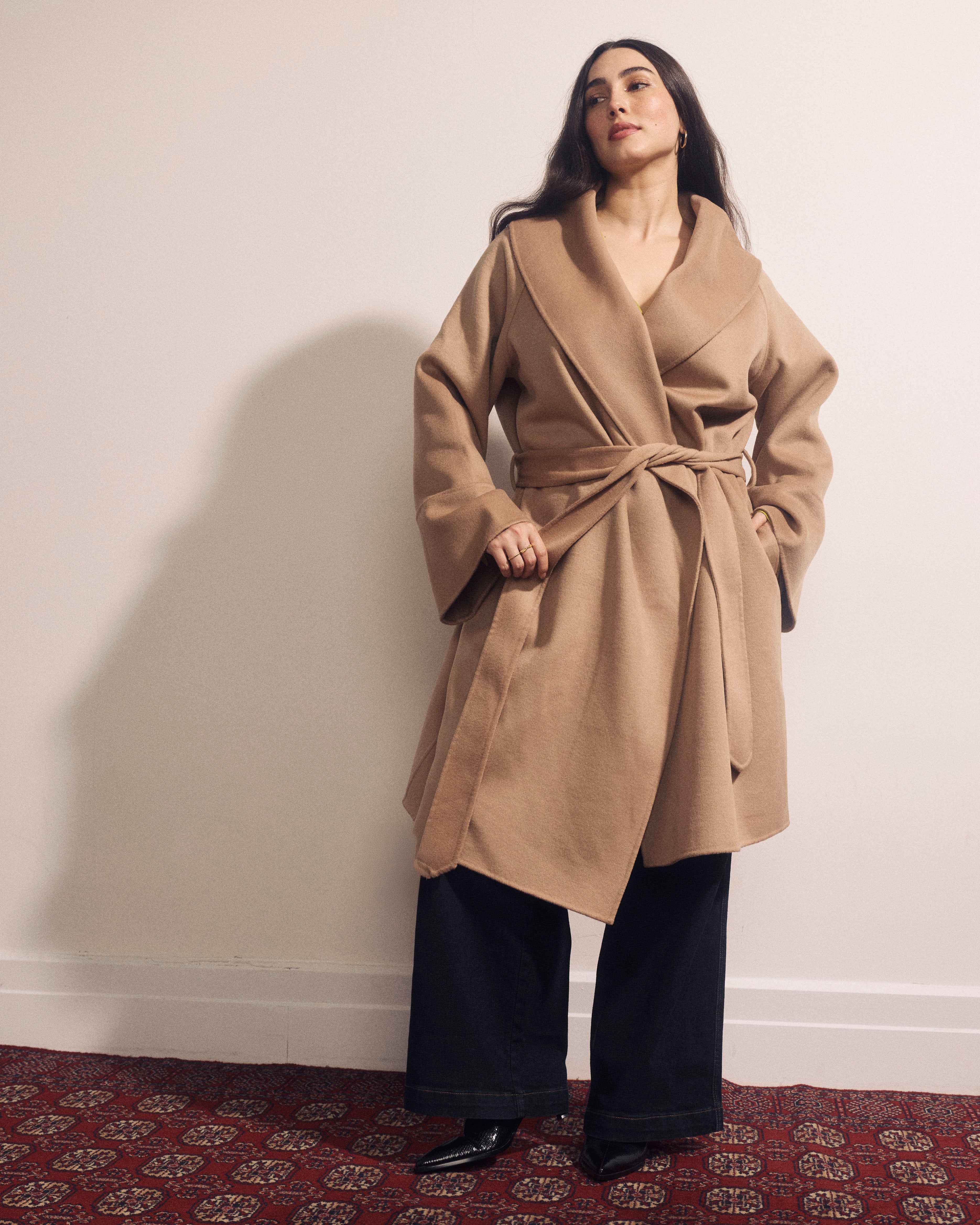 SUNSEA 17AW W-face Wool Coat サイズ2 Asha Double Face Wool Blend Coat - Biscotti – Universal Standard