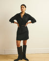 Stretch Poplin Rubicon Shirtdress - Black | Plus Size & Straight Size Women's Fashion | Universal Standard
