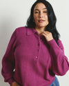 Soft Spun Polo Sweater - Rothko Purple