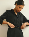 Stretch Poplin Rubicon Shirtdress - Black | Plus Size & Straight Size Women's Fashion | Universal Standard