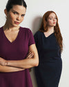 Lando Sculpted Ponte Dress - Navy | Plus Size & Straight Size Women's Fashion | Universal Standard