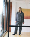 All Day Warren Double Breasted Blazer - Dark Gray Heather