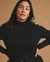 Cloud Rib Turtleneck - Black | Plus Size & Straight Size Women's Fashion | Universal Standard