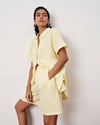 Luxe Cotton Gauze Beach Shirt - Pale Daffodil | Plus Size & Straight Size Women's Fashion | Universal Standard