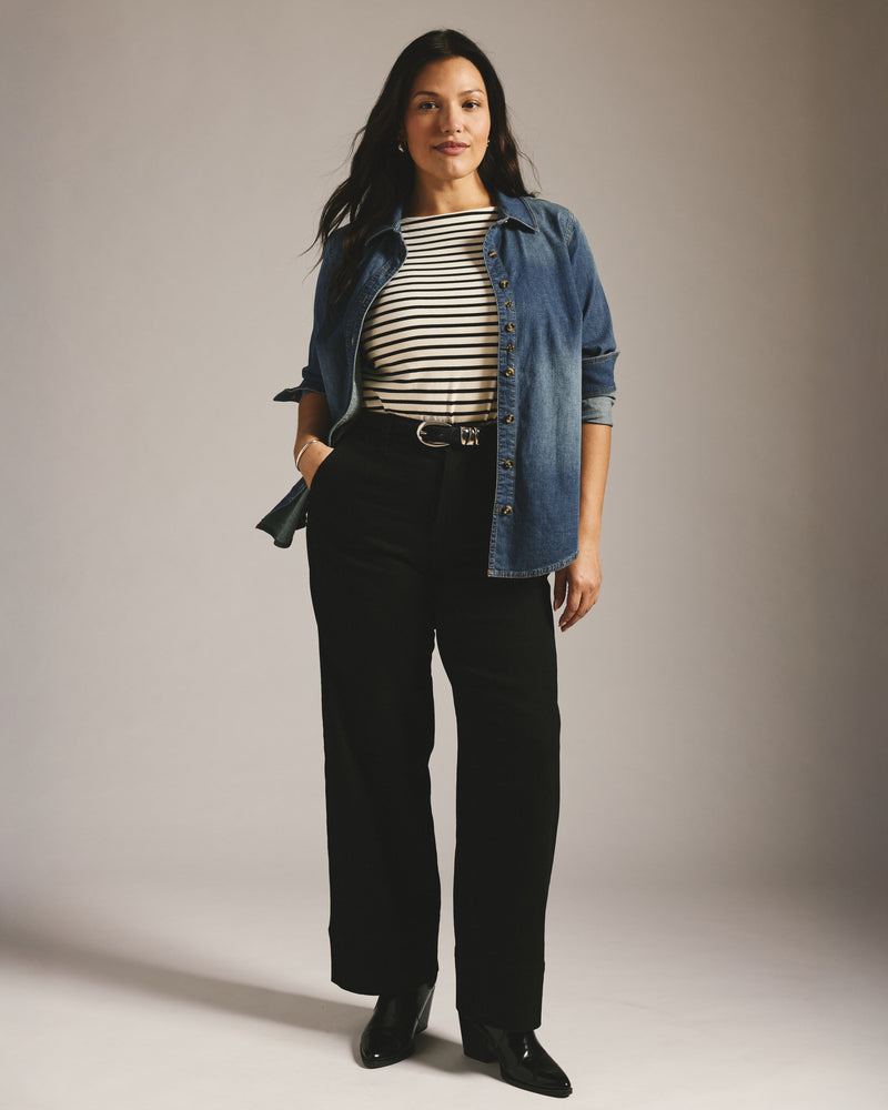 Carol High Rise High Stretch Jeans - Jet Black