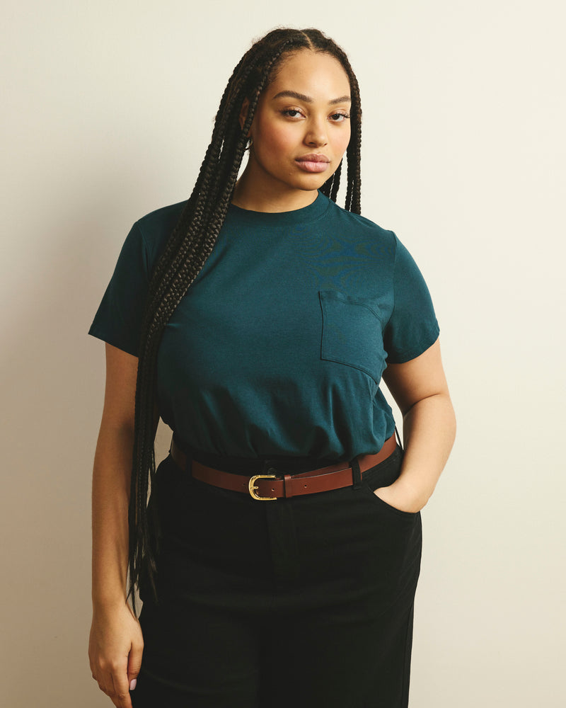 Garcon Tee - Deep Sea | Plus Size & Straight Size Women's Fashion | Universal Standard