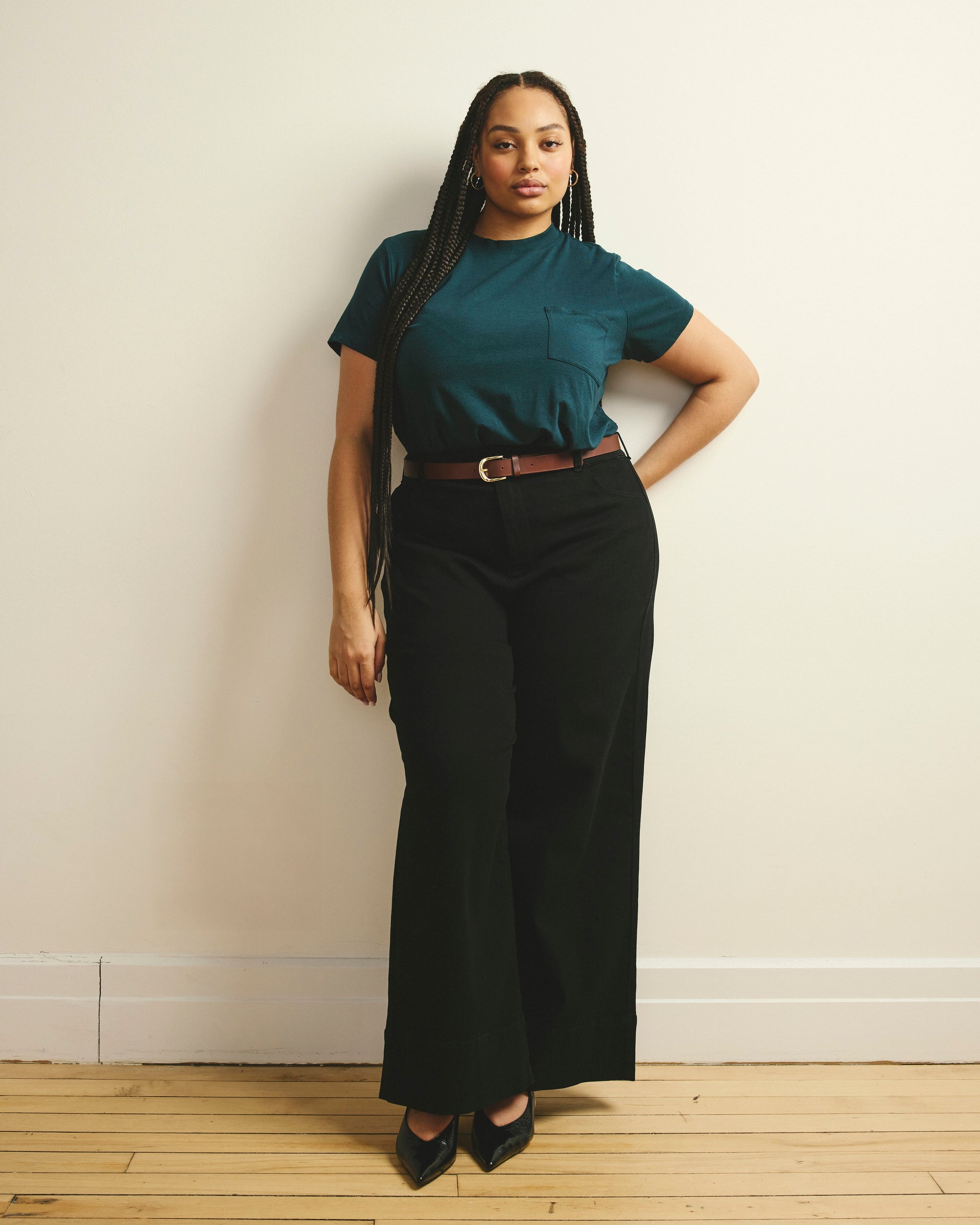 Garcon Tee - Deep Sea | Plus Size & Straight Size Women's Fashion | Universal Standard