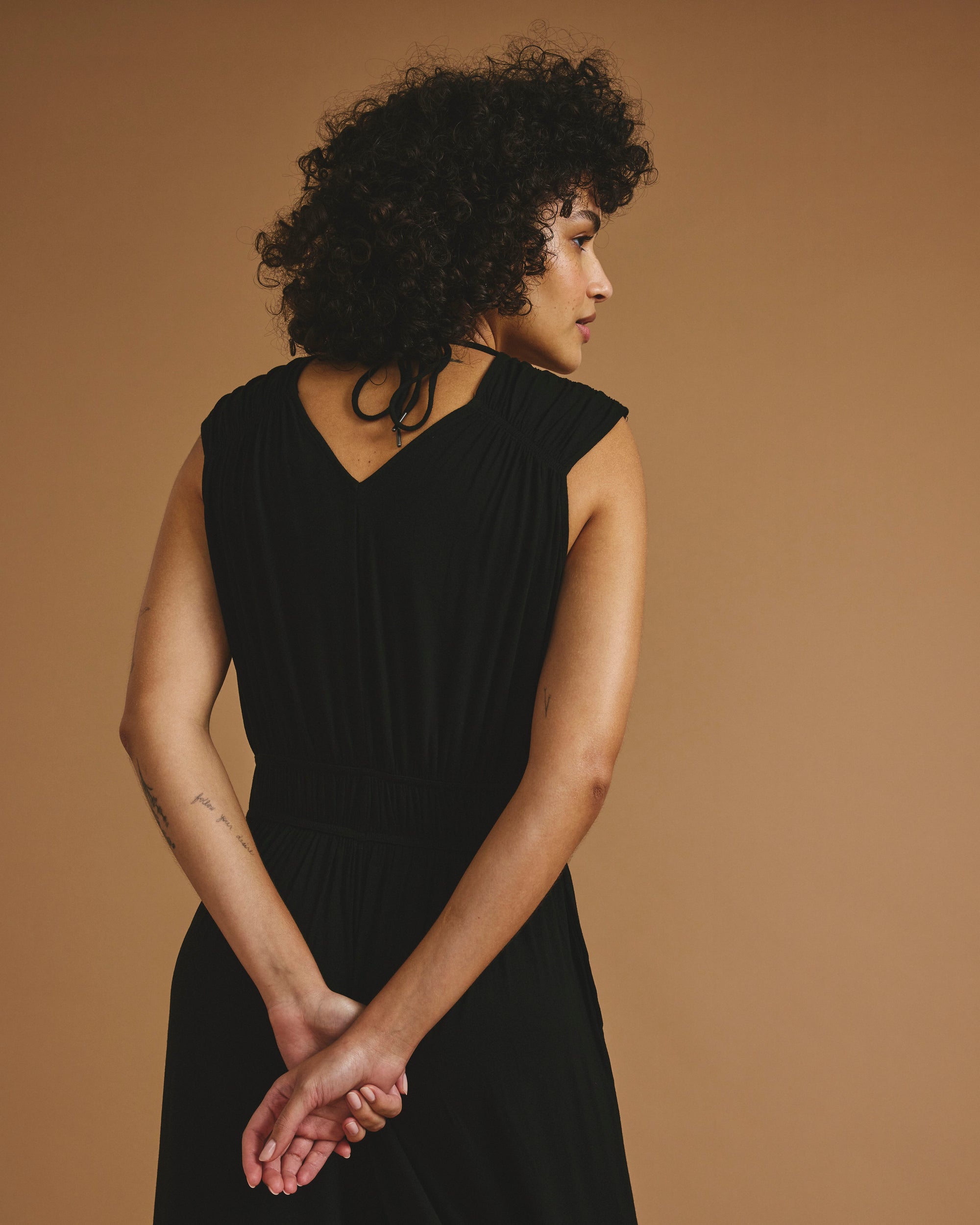 Zoey Liquid Jersey Jumpsuit - Black | Plus Size & Straight Size Women's Fashion | Universal Standard
