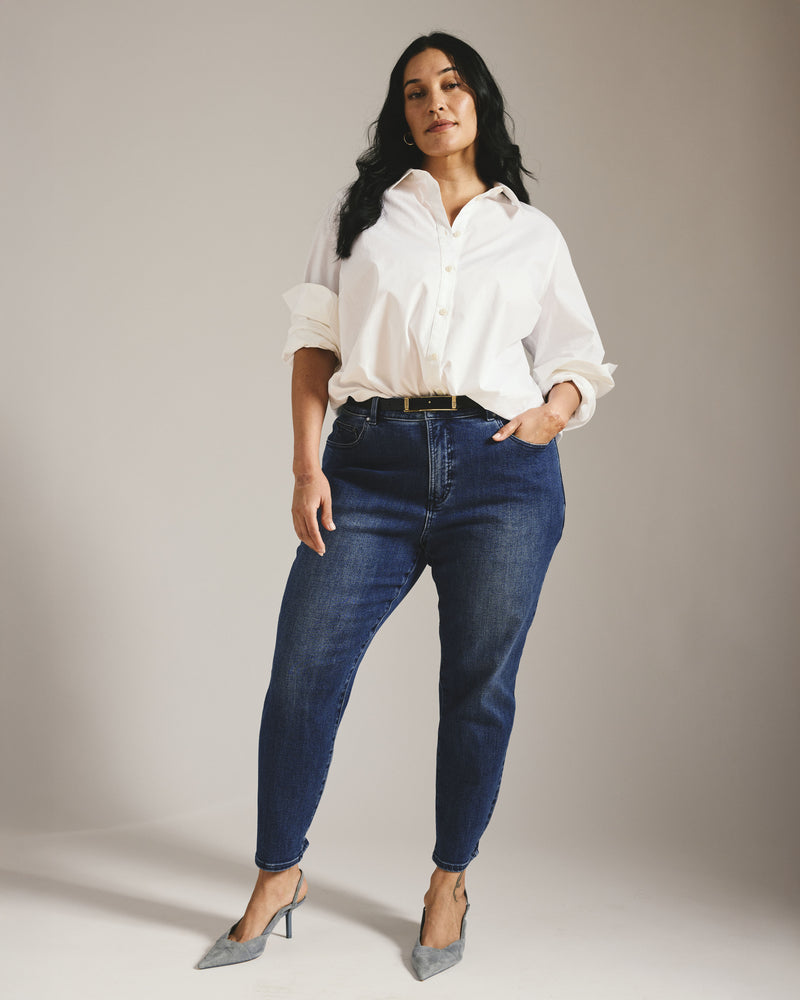 Joni High Rise Curve Slim Leg Jeans 27 Inch - True Blue