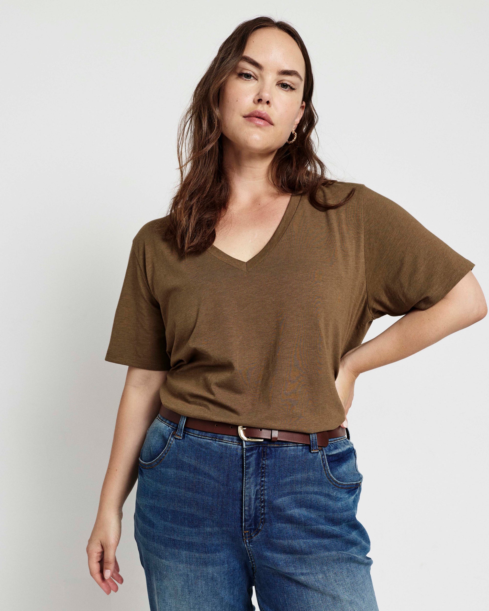 V Rex - Sepia | Plus Size & Straight Size Women's Fashion | Universal Standard