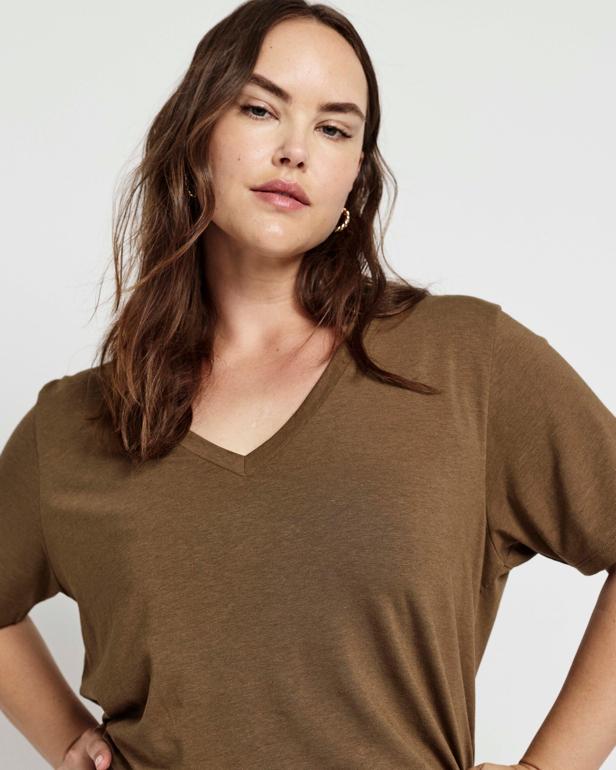 V Rex - Sepia | Plus Size & Straight Size Women's Fashion | Universal Standard