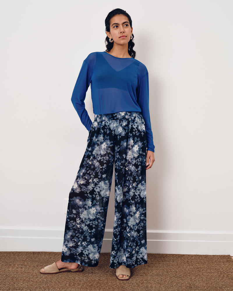 Thames Mesh Pants - Tumbling Bouquet Print | Plus Size & Straight Size Women's Fashion | Universal Standard