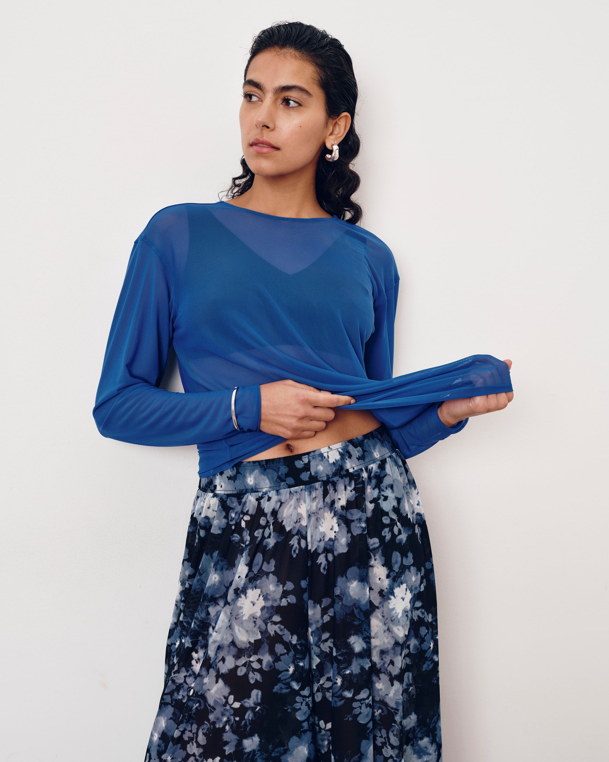 Thames Fog Top - Ultramarine | Plus Size & Straight Size Women's Fashion | Universal Standard