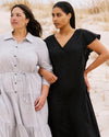 Victoria Linen Dress - Black | Plus Size & Straight Size Women's Fashion | Universal Standard