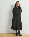 Leonora Sweater Skirt - Dark Gray