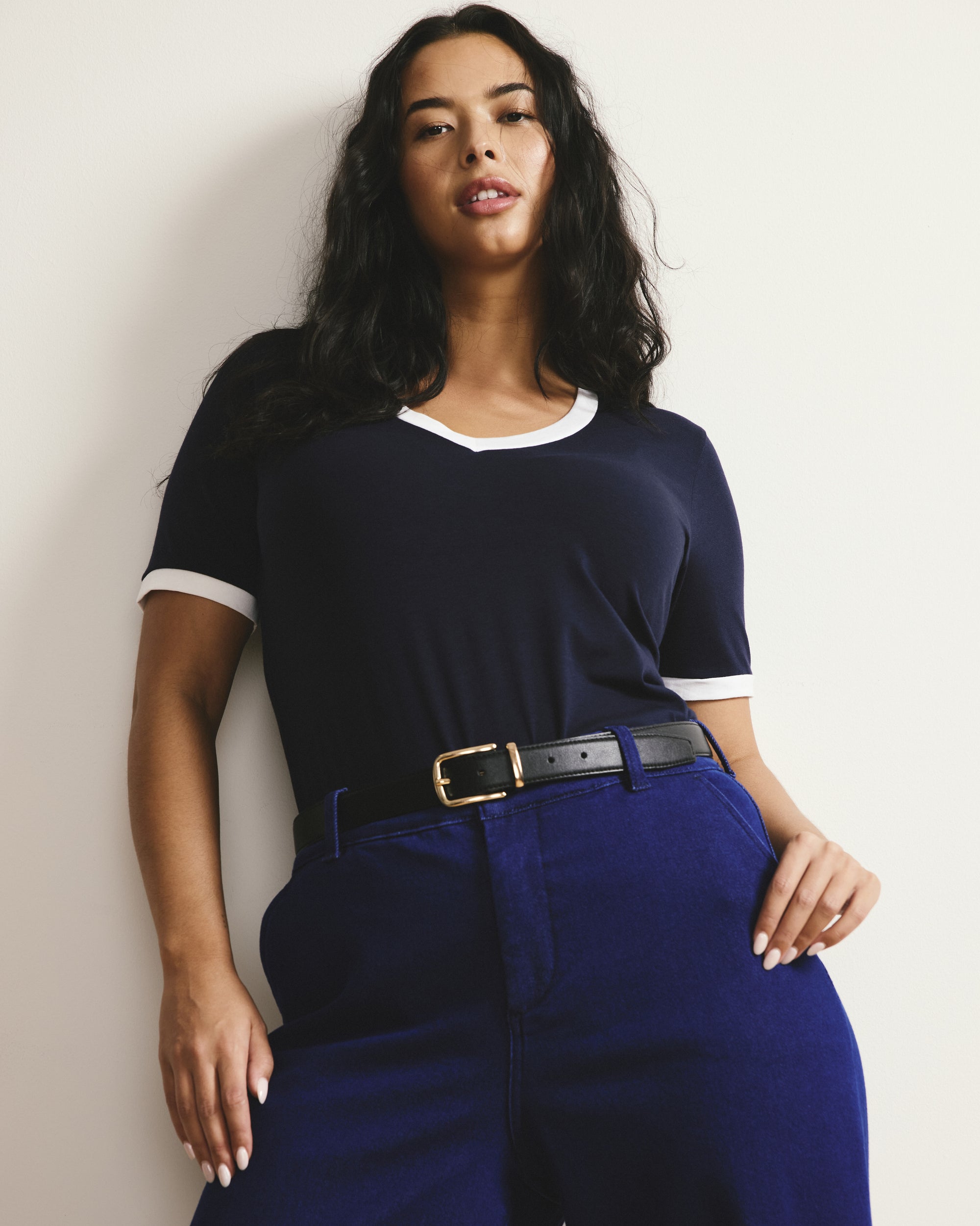 V Rex - Navy/White Trim