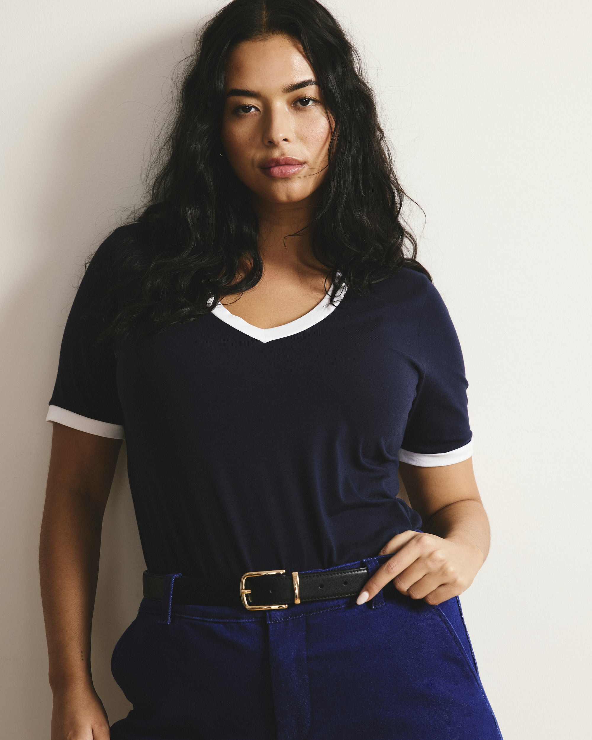 V Rex - Navy/White Trim