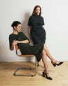 Lando Sculpted Ponte Dress - Kombu Green | Plus Size & Straight Size Women's Fashion | Universal Standard