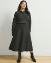 Leonora Sweater Skirt - Dark Gray