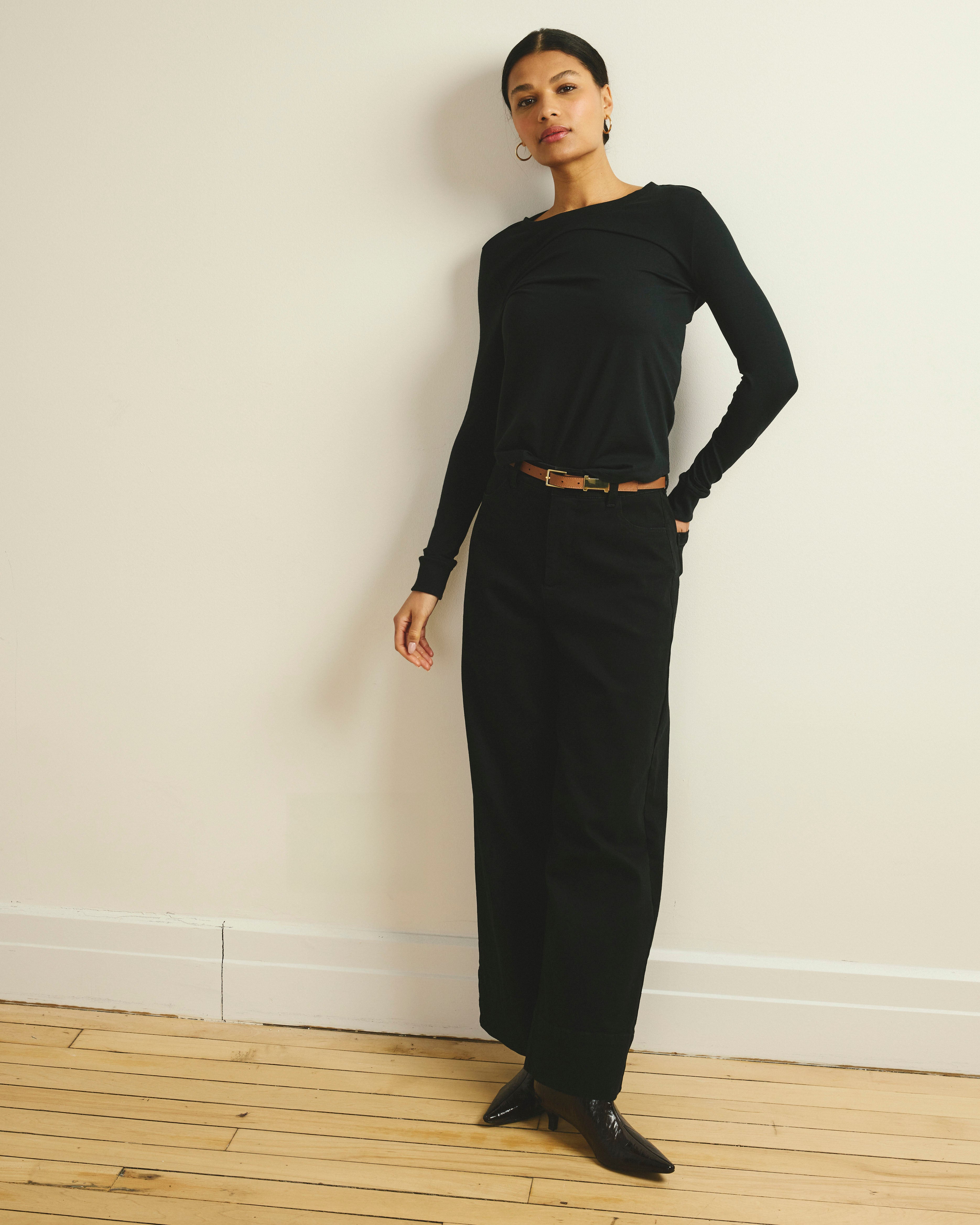 Long Sleeve Tee Rex - Black – Universal Standard