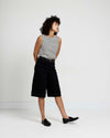 Briony Below the Knee Denim Shorts - Jet Black | Plus Size & Straight Size Women's Fashion | Universal Standard
