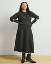 Leonora Sweater Skirt - Dark Gray