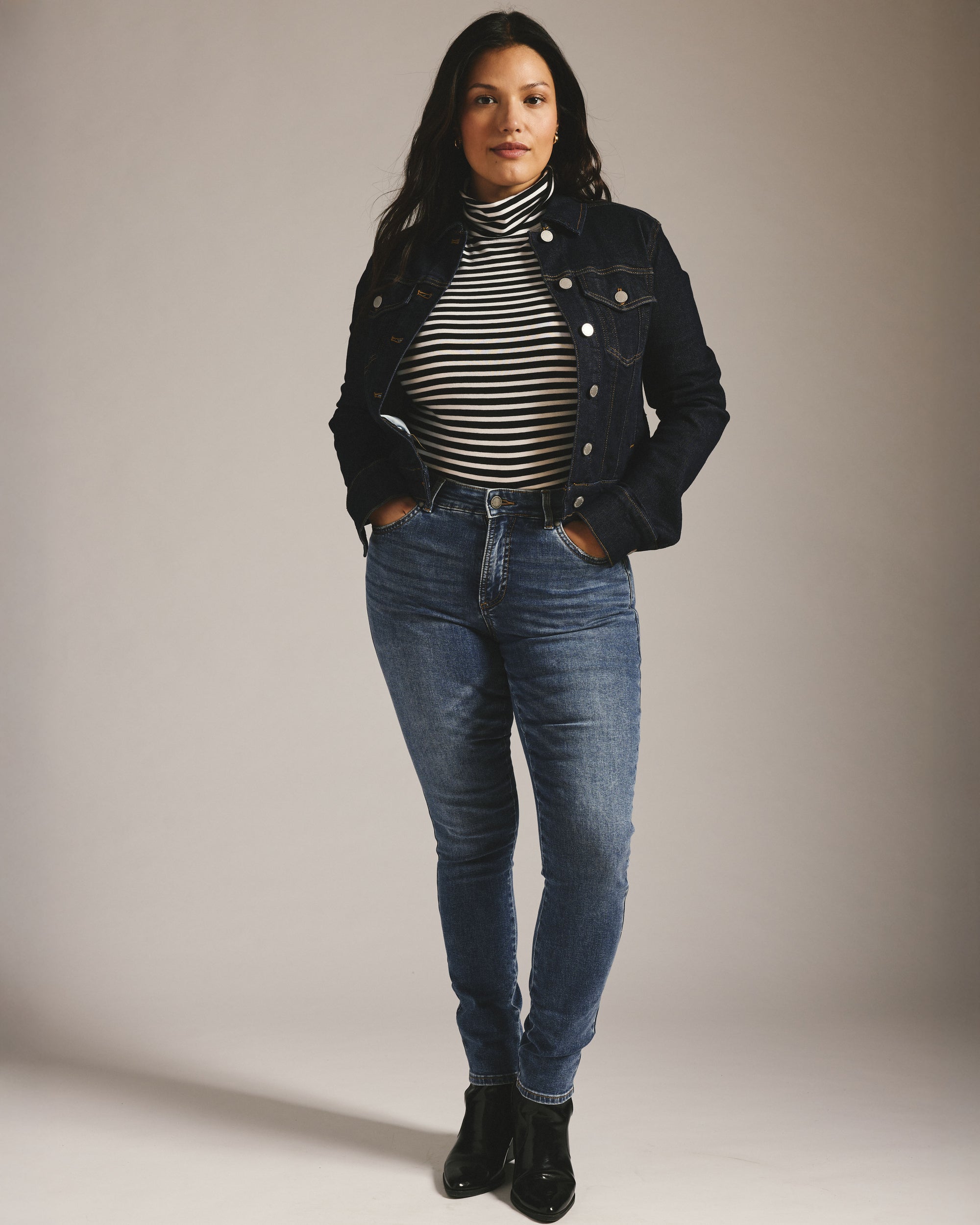 Seine High Rise Skinny Jeans 30 Inch - Vintage Indigo