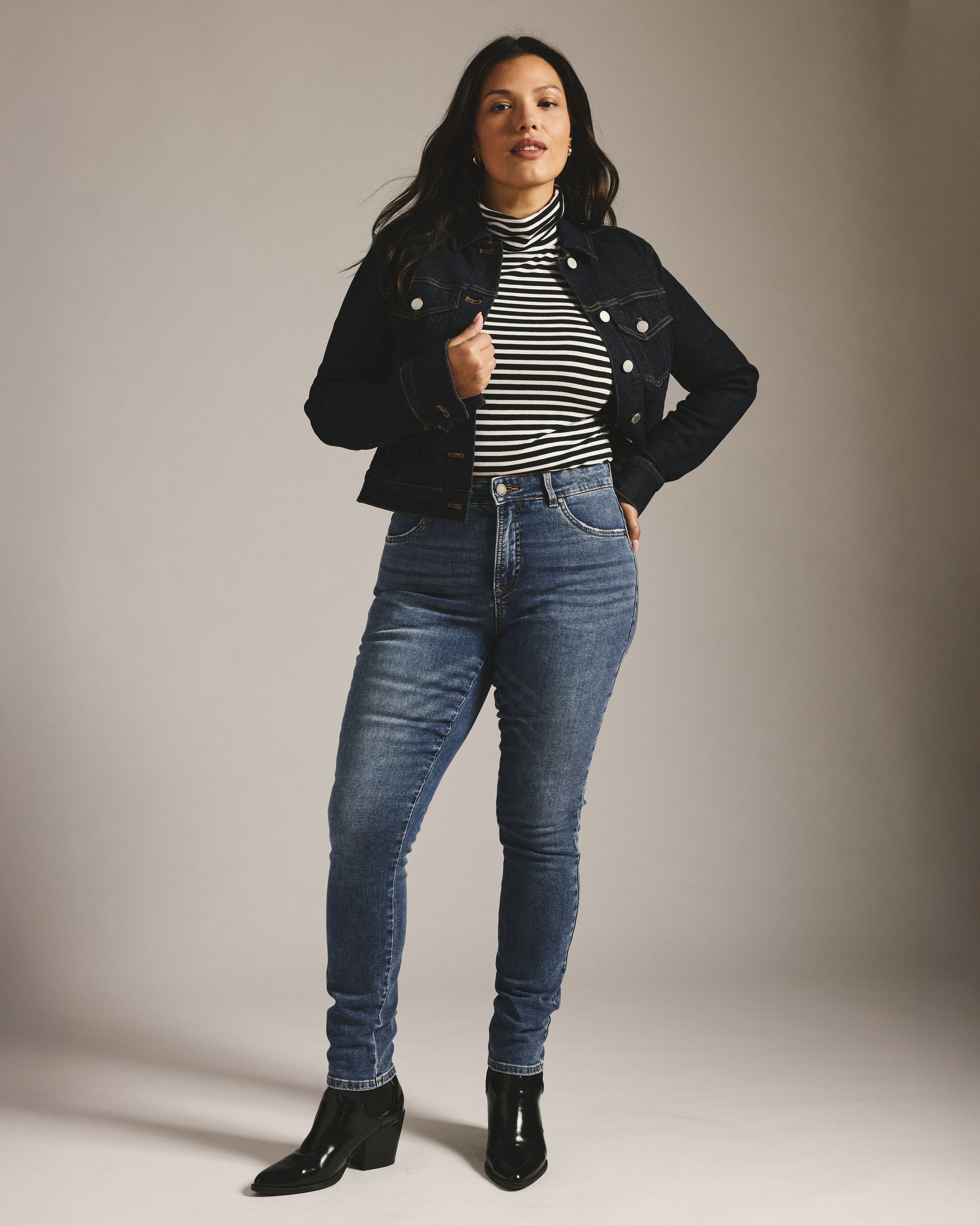 Seine High Rise Skinny Jeans 30 Inch - Vintage Indigo