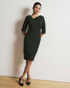 Lando Sculpted Ponte Dress - Kombu Green | Plus Size & Straight Size Women's Fashion | Universal Standard