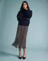 Safiya Cable Knit Sweater - Midnight