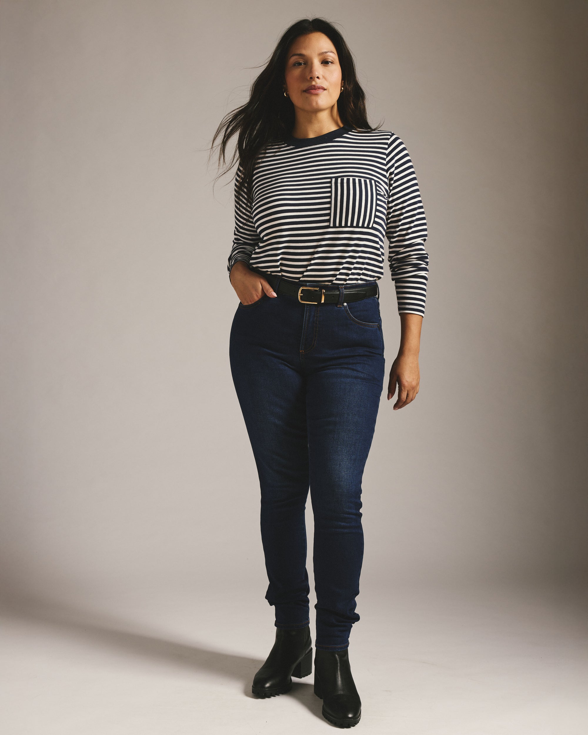 Seine High Rise Skinny Jeans 32 Inch - Heritage Indigo